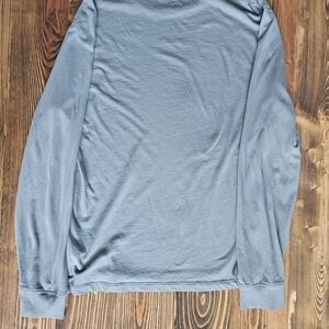 J. Crew Slate Long Sleeve Tee - Men's Large